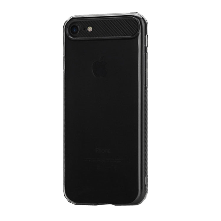 Rock Ace Series for  iPhone 8 & 7  TPU + PC Protective Case Back Shell Cover with Antislip Carbon Fiber Side & Sling Hole