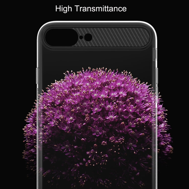 Rock Ace Series for  iPhone 8 & 7  TPU + PC Protective Case Back Shell Cover with Antislip Carbon Fiber Side & Sling Hole
