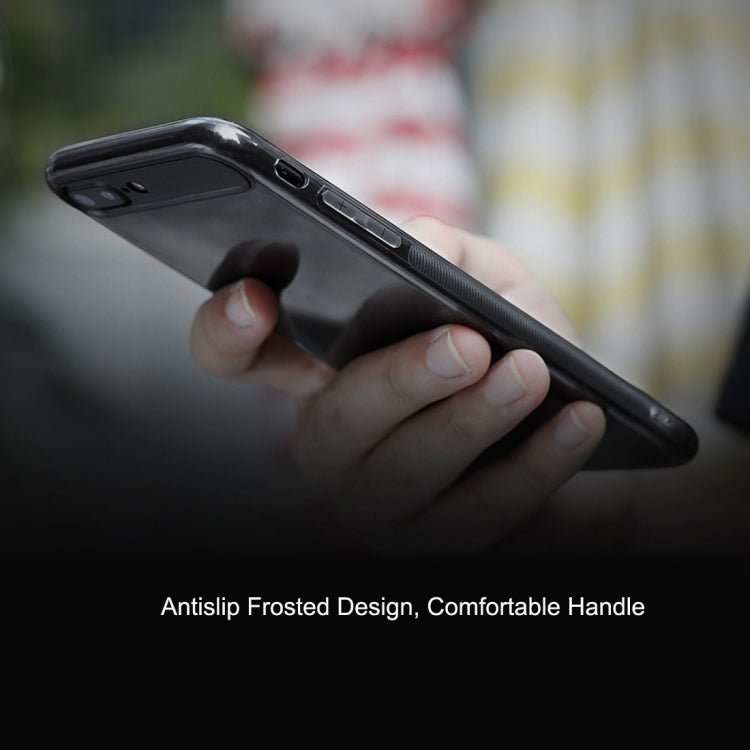 Rock Ace Series for  iPhone 8 & 7  TPU + PC Protective Case Back Shell Cover with Antislip Carbon Fiber Side & Sling Hole