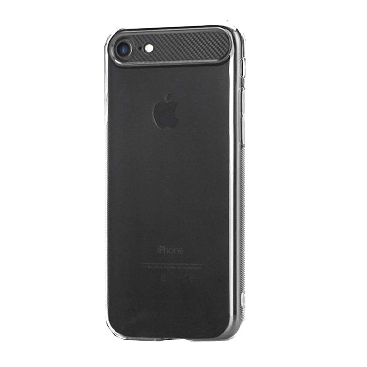 Rock Ace Series for  iPhone 8 & 7  TPU + PC Protective Case Back Shell Cover with Antislip Carbon Fiber Side & Sling Hole