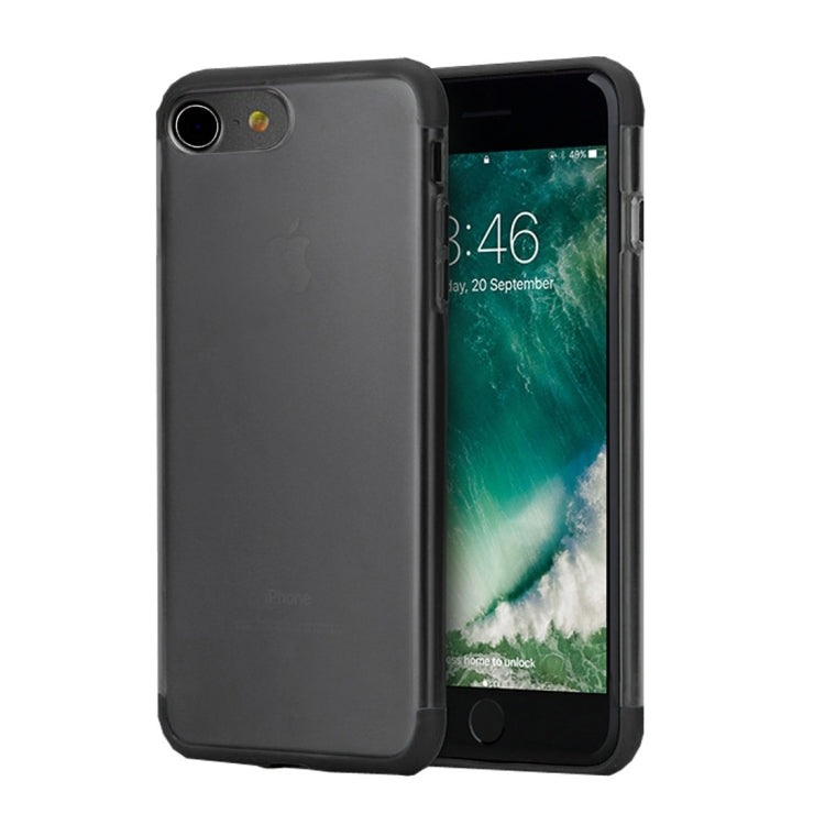Rock Cheer Series for  iPhone 8 & 7  Frosted PC Protective Case Back Shell Cover with TPU Both Ends
