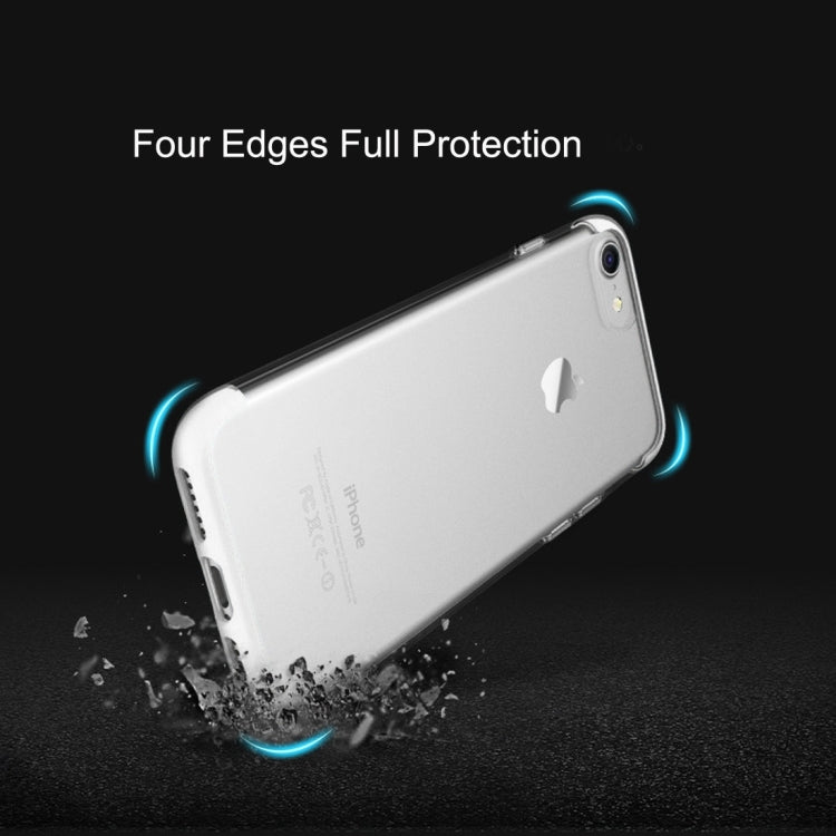 Rock Cheer Series for  iPhone 8 & 7  Frosted PC Protective Case Back Shell Cover with TPU Both Ends
