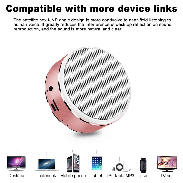 A8 Portable Wireless Bluetooth Speaker Mini Touch Screen Subwoofer Voice Box