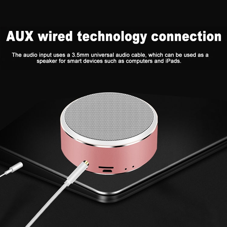 A8 Portable Wireless Bluetooth Speaker Mini Touch Screen Subwoofer Voice Box