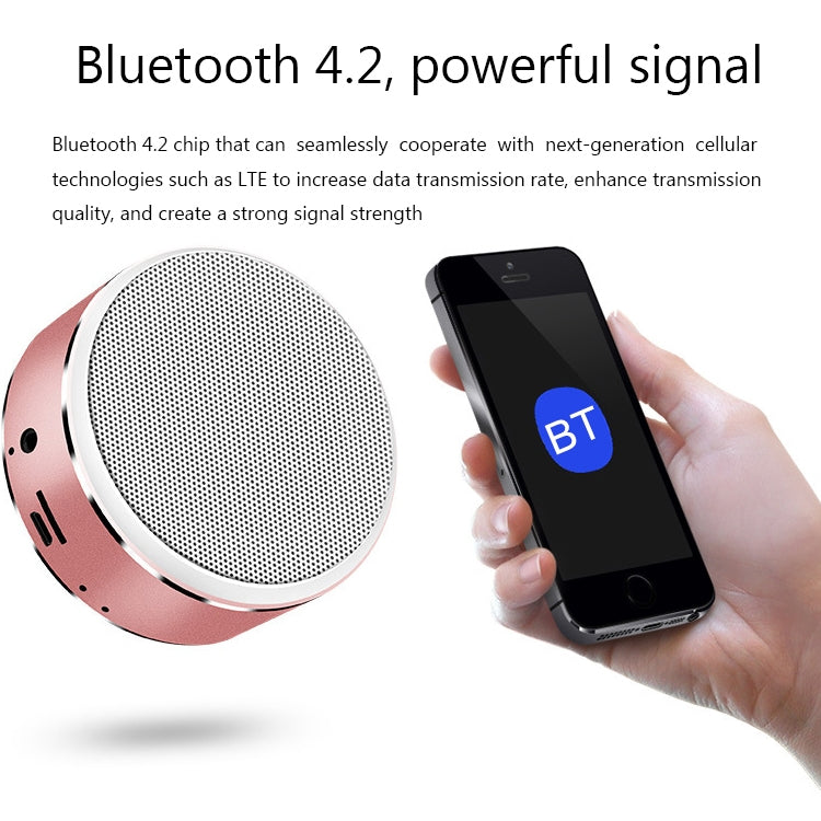 A8 Portable Wireless Bluetooth Speaker Mini Touch Screen Subwoofer Voice Box