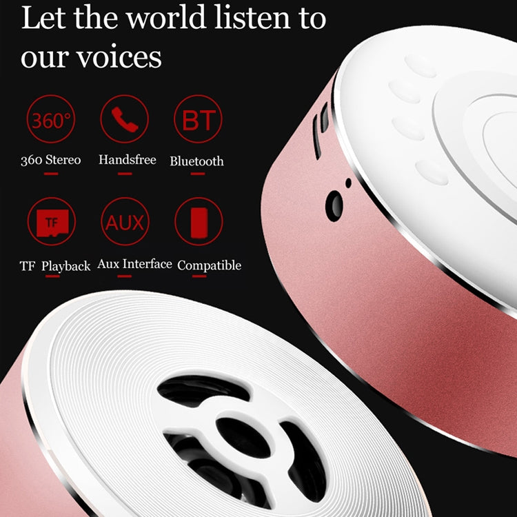 A5 Portable Aluminium Alloy Wireless Bluetooth Speaker Mini Subwoofer Gift Voice Box