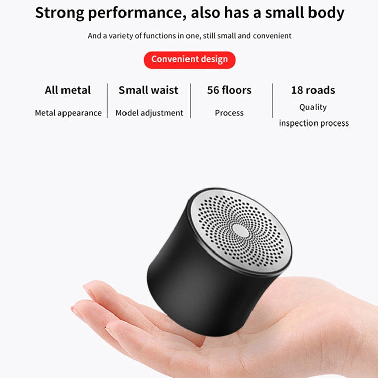 A2 Portable TWS Wireless Bluetooth Speaker Mini Subwoofer Voice Box (Gold)