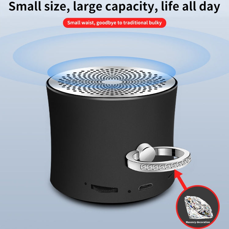 A2 Portable TWS Wireless Bluetooth Speaker Mini Subwoofer Voice Box (Gold)