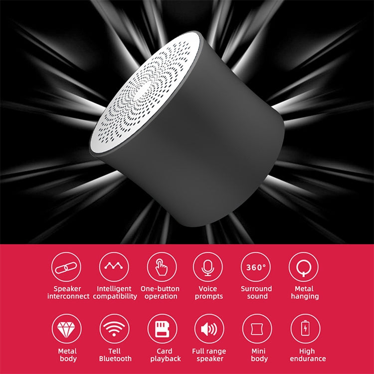 A2 Portable TWS Wireless Bluetooth Speaker Mini Subwoofer Voice Box (Gold)