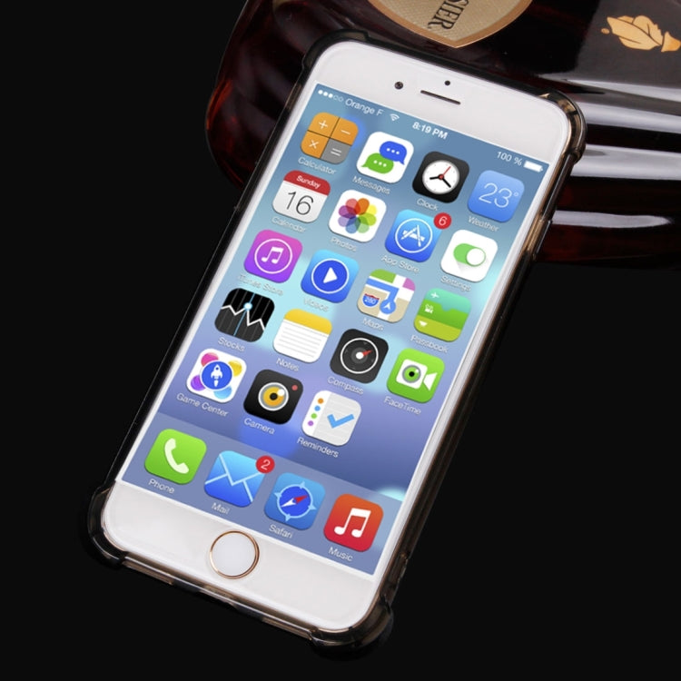 For  iPhone 8 & 7  Acrylic Waistline Transparent TPU Protective Cover Case