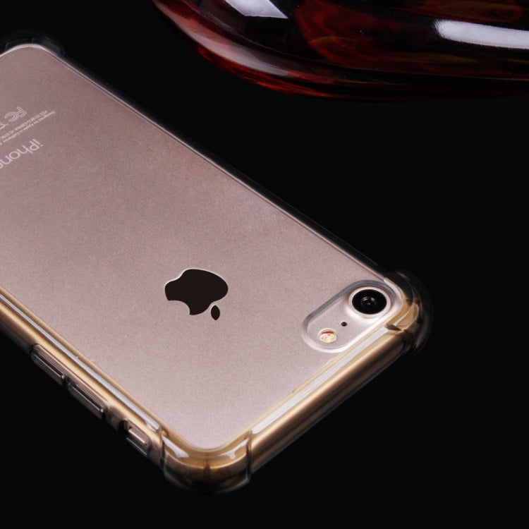 For  iPhone 8 & 7  Acrylic Waistline Transparent TPU Protective Cover Case