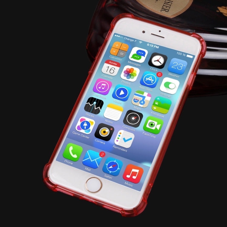 For  iPhone 8 & 7  Acrylic Waistline Transparent TPU Protective Cover Case