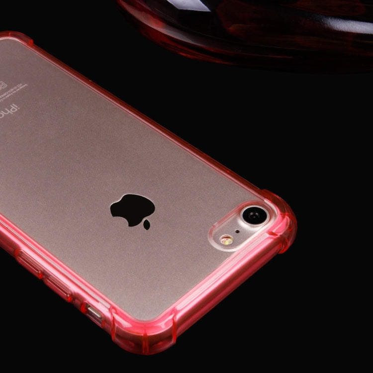 For  iPhone 8 & 7  Acrylic Waistline Transparent TPU Protective Cover Case