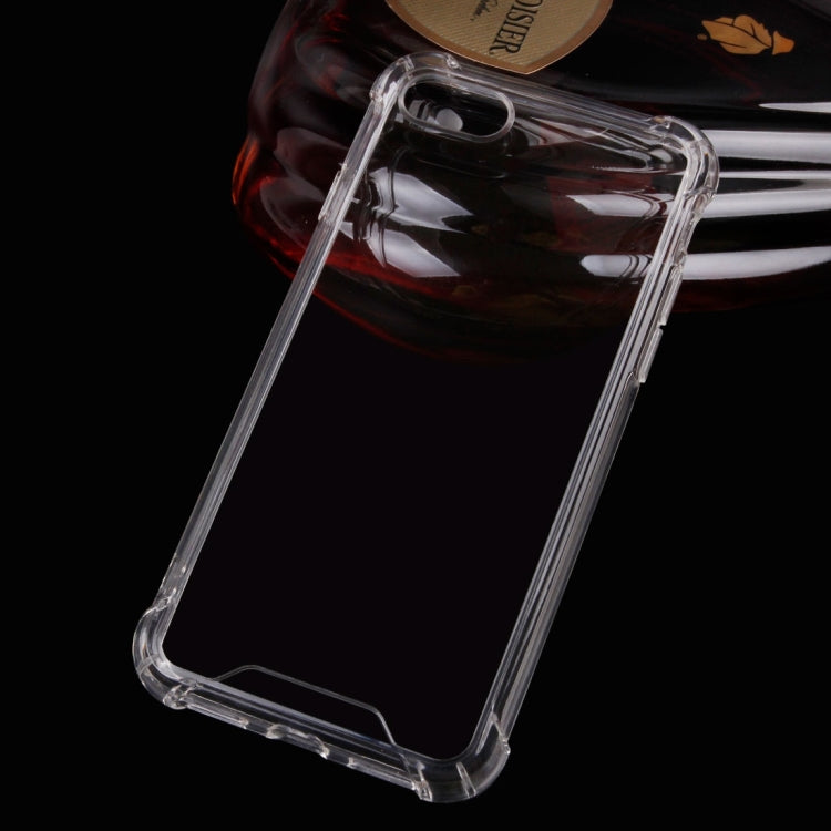 For  iPhone 8 & 7  Acrylic Waistline Transparent TPU Protective Cover Case