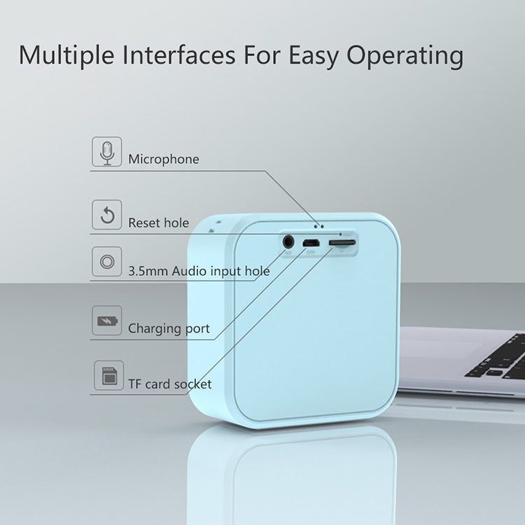 A70 Portable Square Wireless Bluetooth Speaker Mini Voice Box