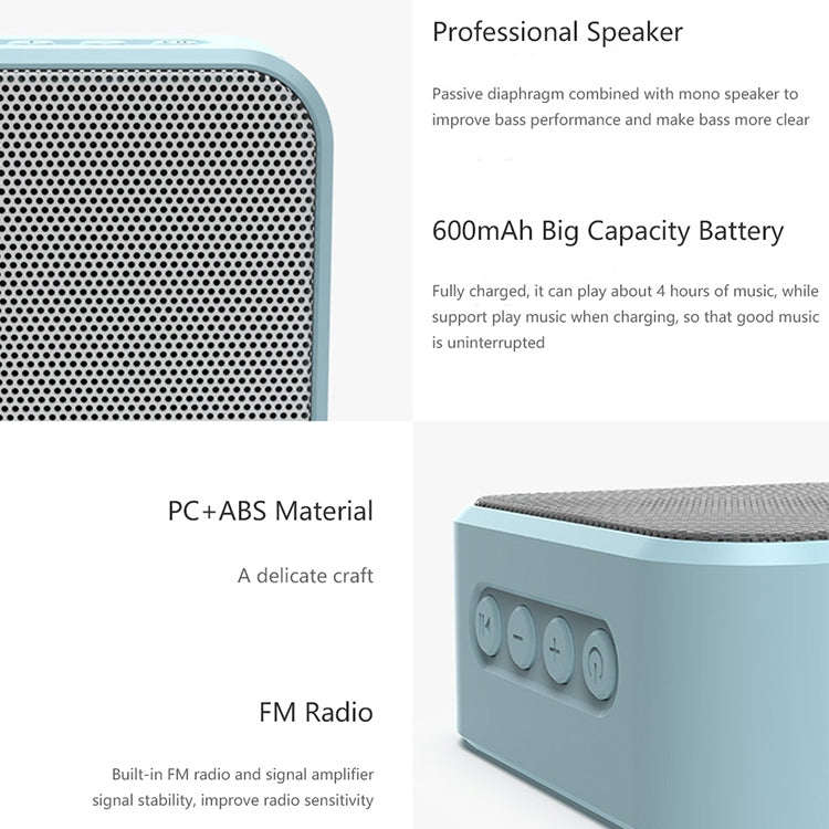 A70 Portable Square Wireless Bluetooth Speaker Mini Voice Box