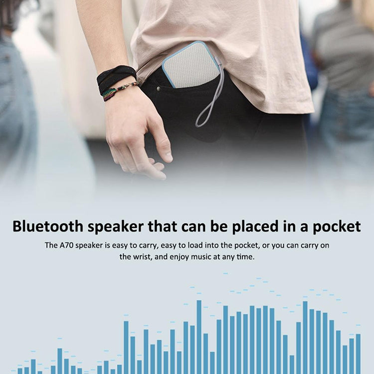 A70 Portable Square Wireless Bluetooth Speaker Mini Voice Box