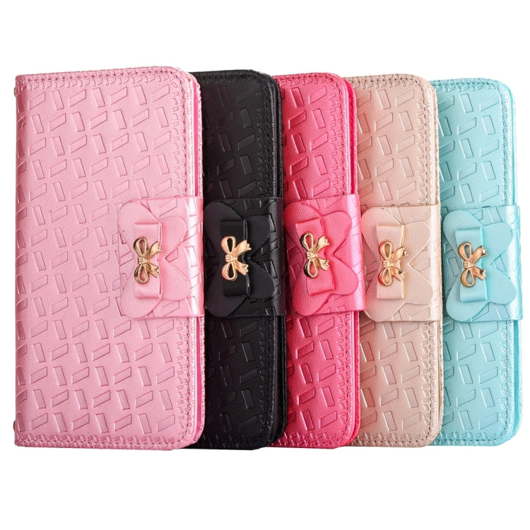 For  iPhone 8 & 7  Bowknot Embossing Horizontal Flip Leather Case with Holder & Card Slots & Wallet