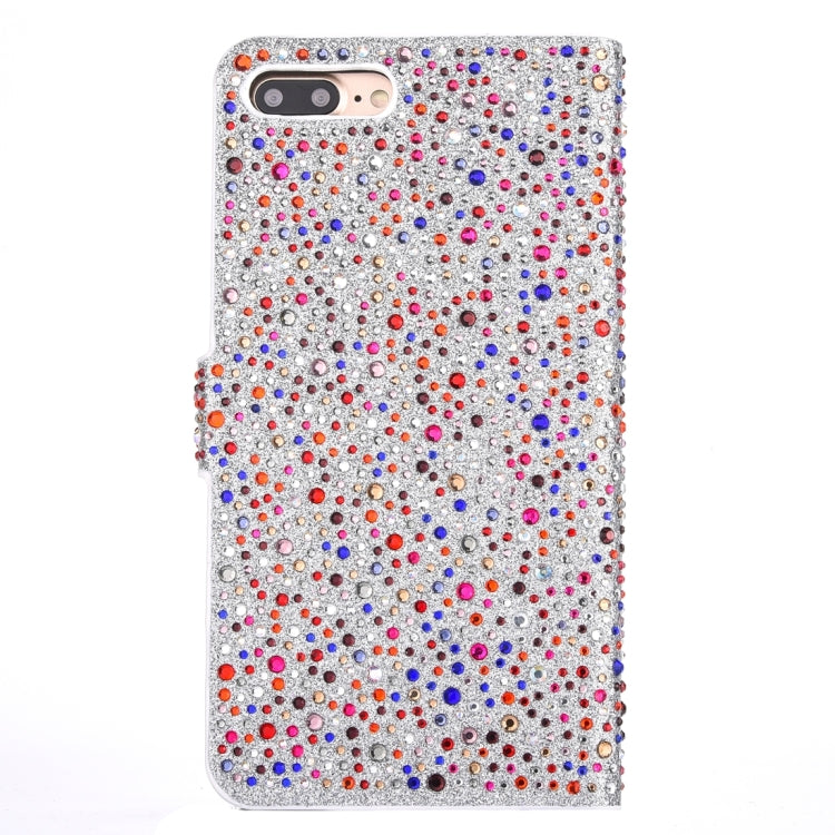 For  iPhone 8 & 7  Raindrops Pattern Horizontal Flip Leather Case with Holder & Card Slots