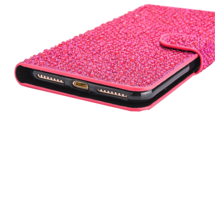 For  iPhone 8 & 7  Raindrops Pattern Horizontal Flip Leather Case with Holder & Card Slots