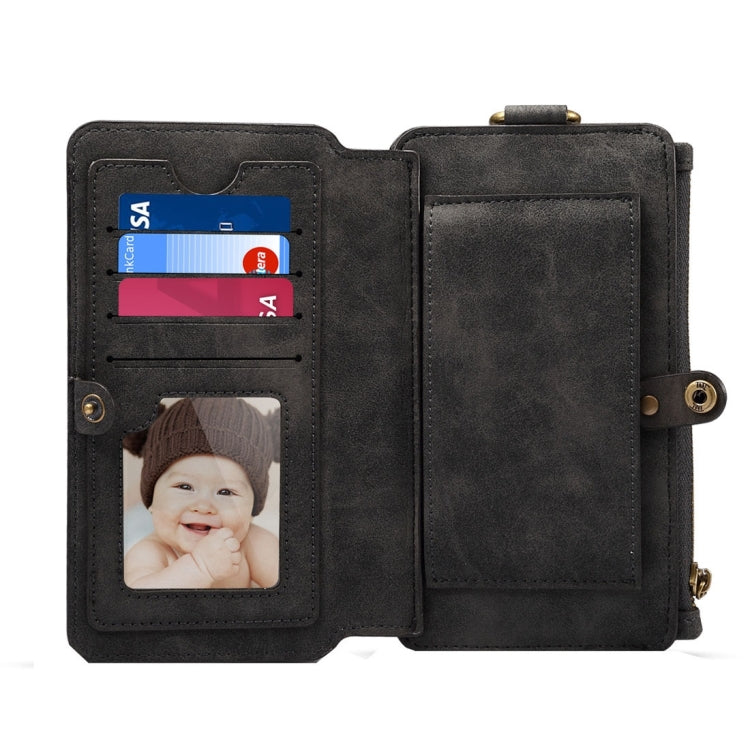 Dibase Multi-function Sheep Bar Material Universal Horizontal Flip Case for  iPhone 8 & 7 /6S/6 with Holder & Card Slots & Photo Frame & Hook & Detachable Back Protective Case
