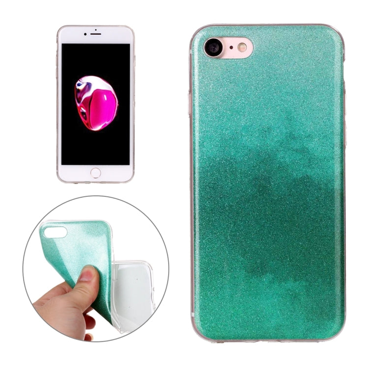 For  iPhone 8 & 7  Glitter Powder Soft TPU Protective Cover Case