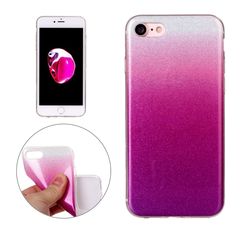 For  iPhone 8 & 7  Glitter Powder Soft TPU Protective Cover Case
