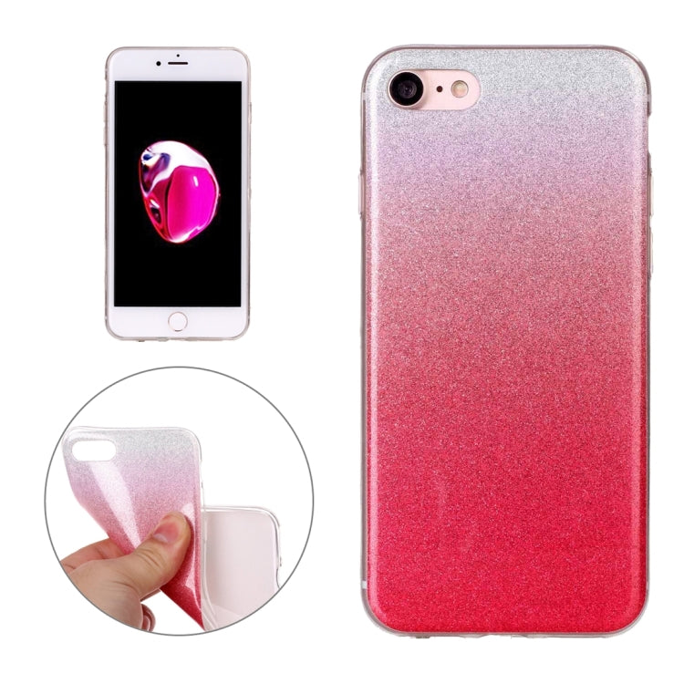 For  iPhone 8 & 7  Glitter Powder Soft TPU Protective Cover Case