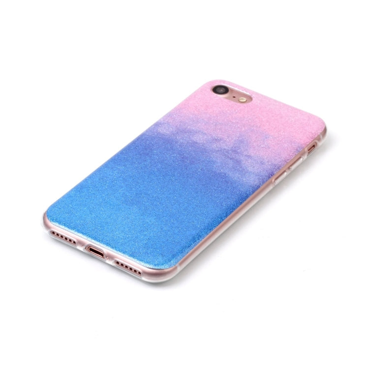 For  iPhone 8 & 7  Glitter Powder Soft TPU Protective Cover Case