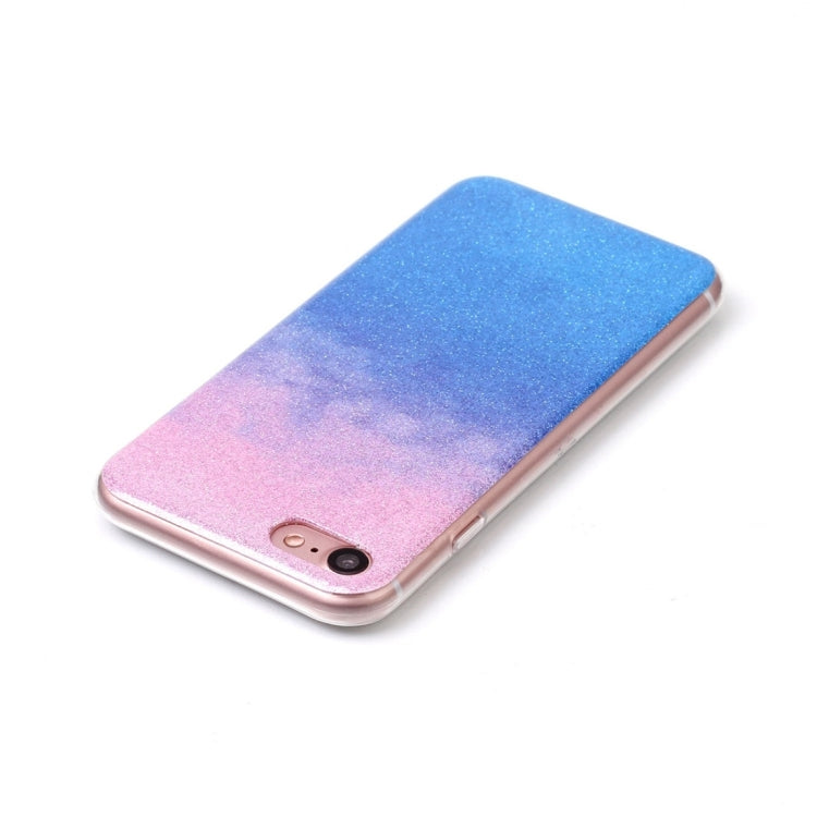 For  iPhone 8 & 7  Glitter Powder Soft TPU Protective Cover Case