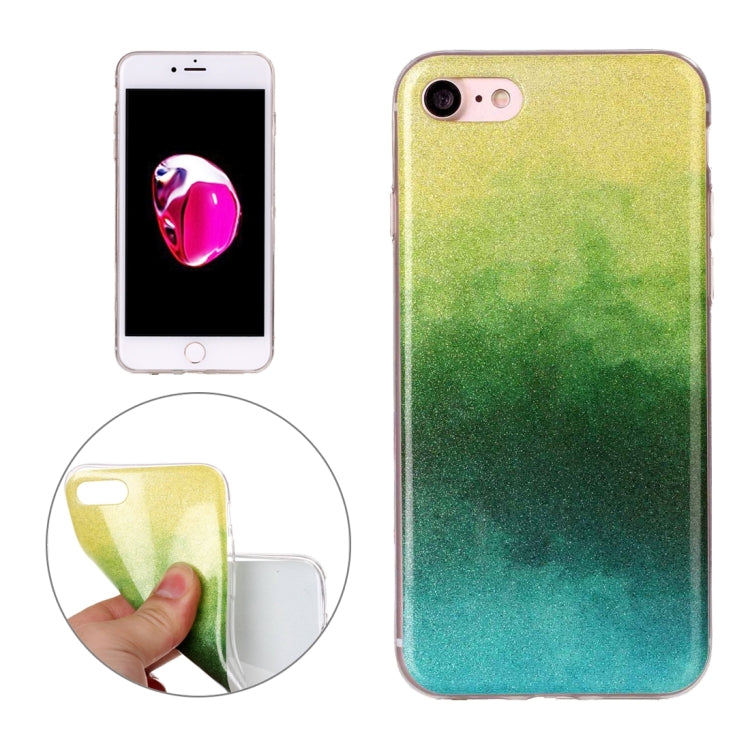 For  iPhone 8 & 7  Glitter Powder Soft TPU Protective Cover Case