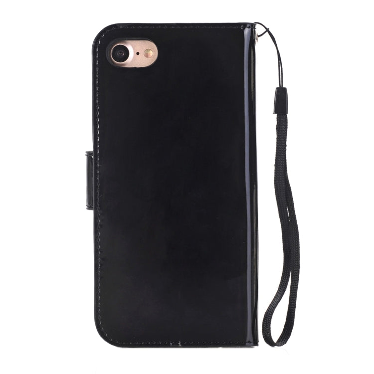 For  iPhone 8 & 7  Horizontal Flip TPU + PU Leather Case with Holder & Card Slots & Wallet