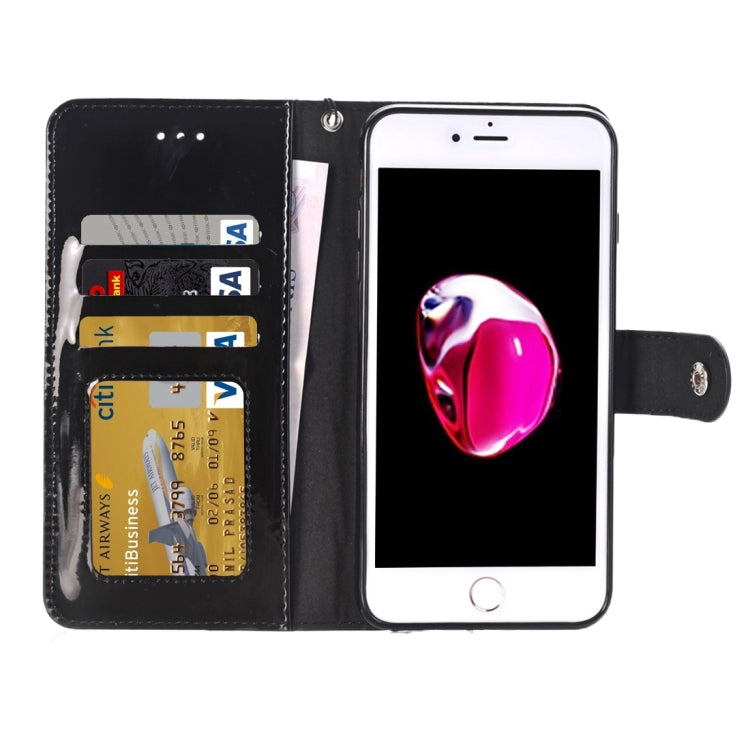 For  iPhone 8 & 7  Horizontal Flip TPU + PU Leather Case with Holder & Card Slots & Wallet