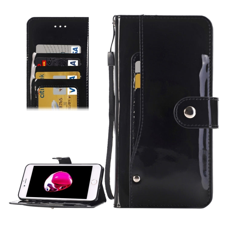 For  iPhone 8 & 7  Horizontal Flip TPU + PU Leather Case with Holder & Card Slots & Wallet