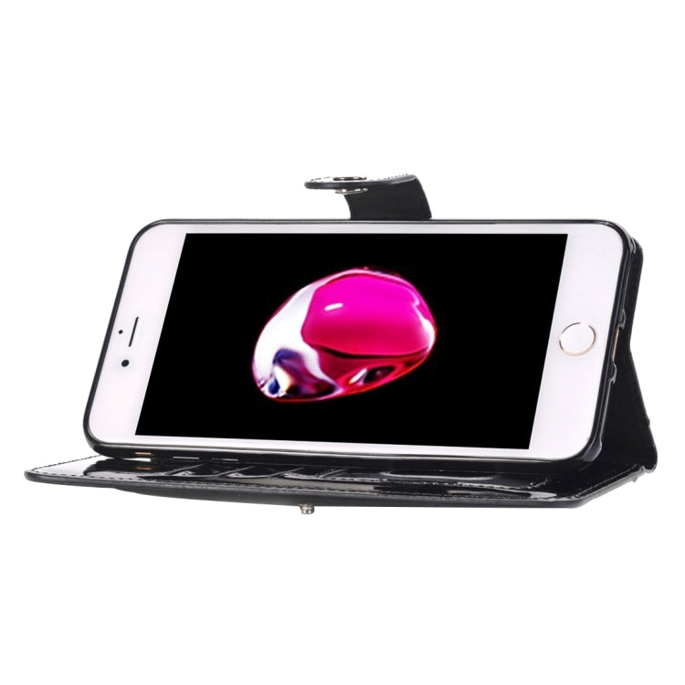 For  iPhone 8 & 7  Horizontal Flip TPU + PU Leather Case with Holder & Card Slots & Wallet