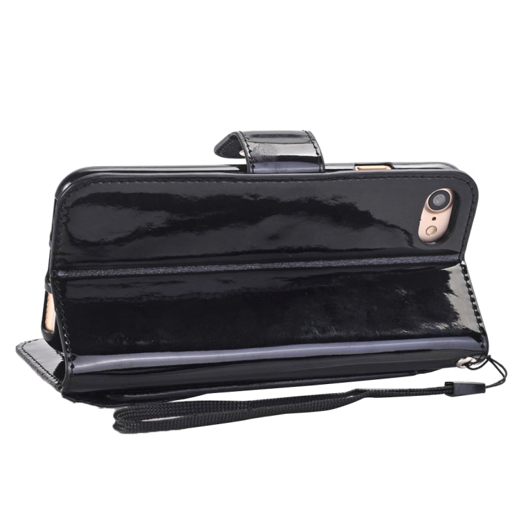 For  iPhone 8 & 7  Horizontal Flip TPU + PU Leather Case with Holder & Card Slots & Wallet