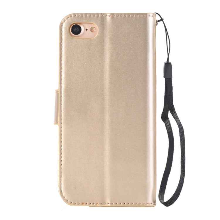 For  iPhone 8 & 7  Horizontal Flip TPU + PU Leather Case with Holder & Card Slots & Wallet