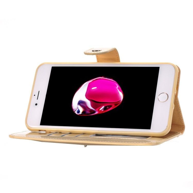 For  iPhone 8 & 7  Horizontal Flip TPU + PU Leather Case with Holder & Card Slots & Wallet