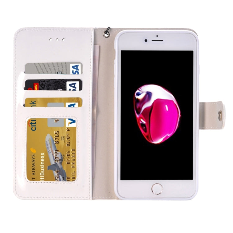 For  iPhone 8 & 7  Horizontal Flip TPU + PU Leather Case with Holder & Card Slots & Wallet