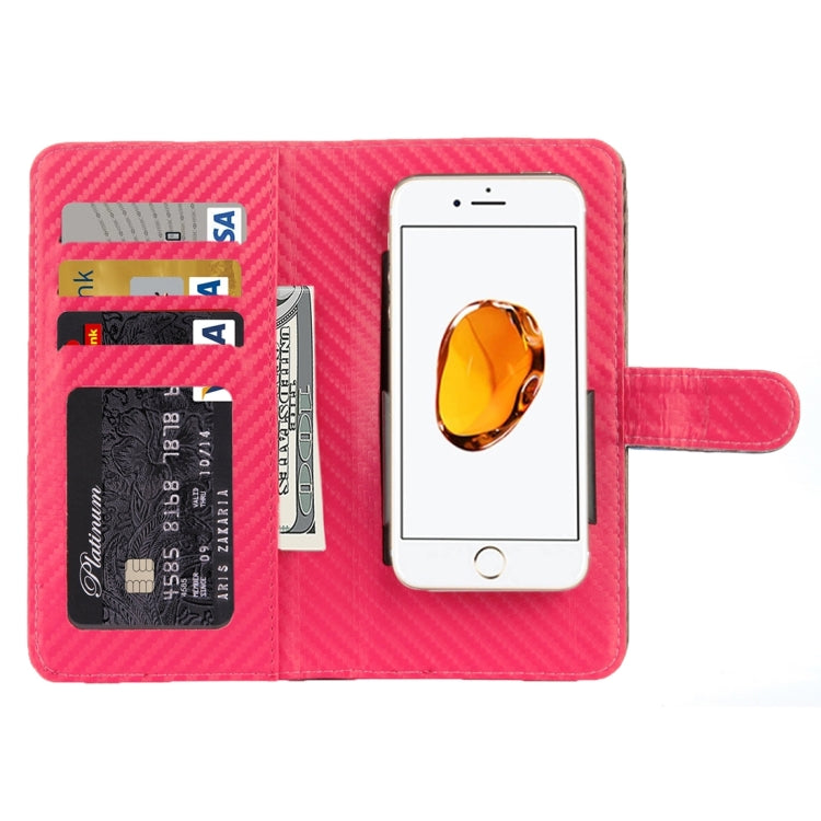 For  iPhone 8 & 7  & 6 & 6s Twill Texture Carbon Fiber Horizontal Flip Leather Case with Magnetic Buckle & Card Slots & Wallet