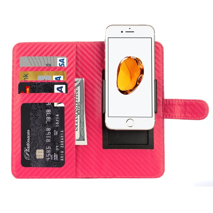 For  iPhone 8 & 7  & 6 & 6s Twill Texture Carbon Fiber Horizontal Flip Leather Case with Magnetic Buckle & Card Slots & Wallet