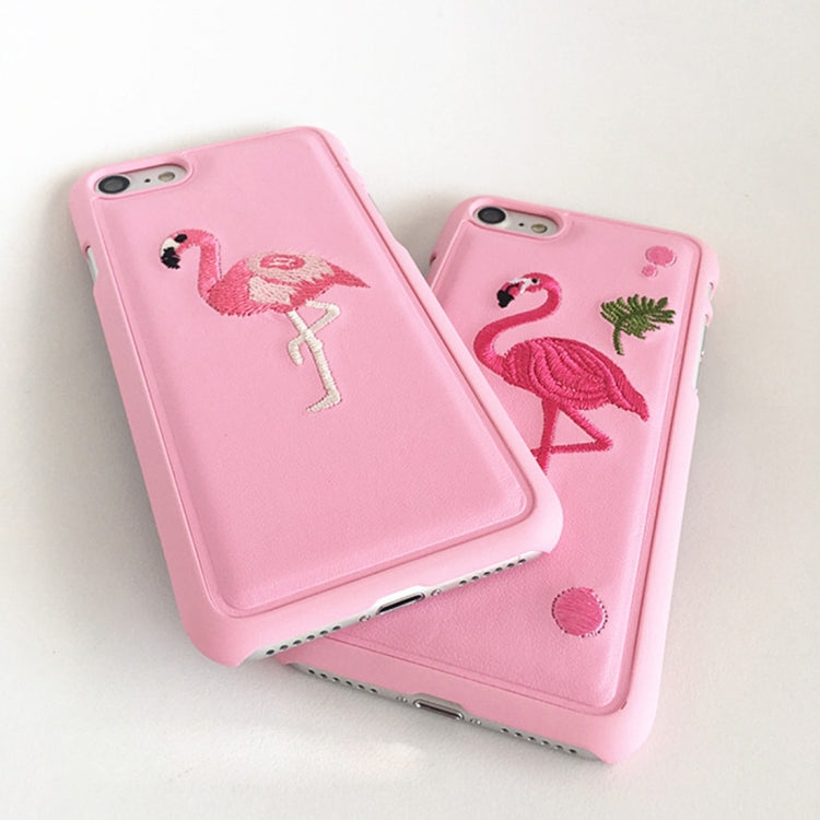 For  iPhone 8 & 7  Flamingo Pattern PC Protective Back Cover Case