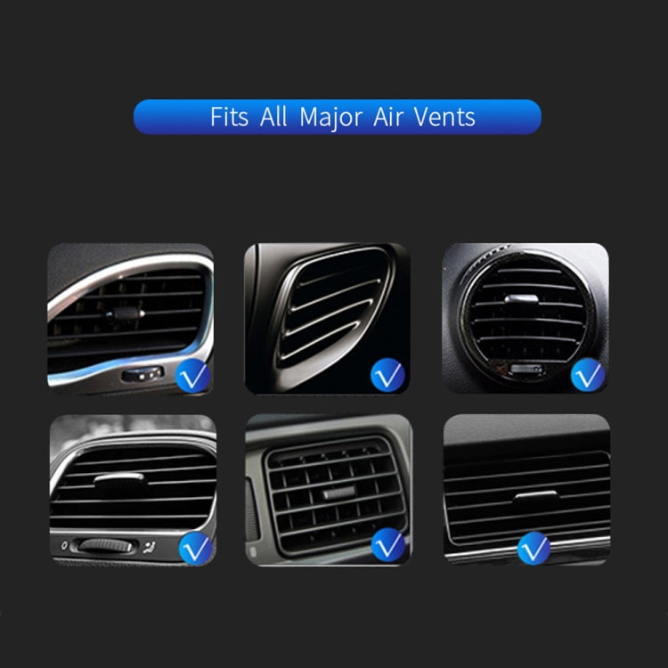 OCUBE O-C02 QC2.0 / QC3.0 Wireless Charger Car Air Outlet Holder Charger,Support 4 inch to 6.5 inch Phones, For iPhone, Galaxy, Nokia, Miui, LG and Other QI Standard Smart Phones