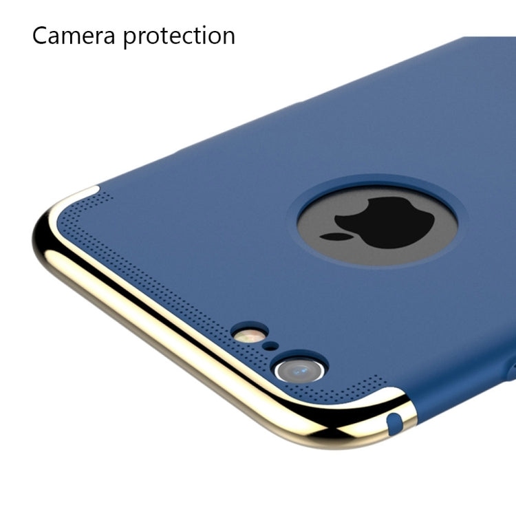 AIQAA For  iPhone 8 & 7  PC Three - paragraph Splicing Protective Case with Ring Holder