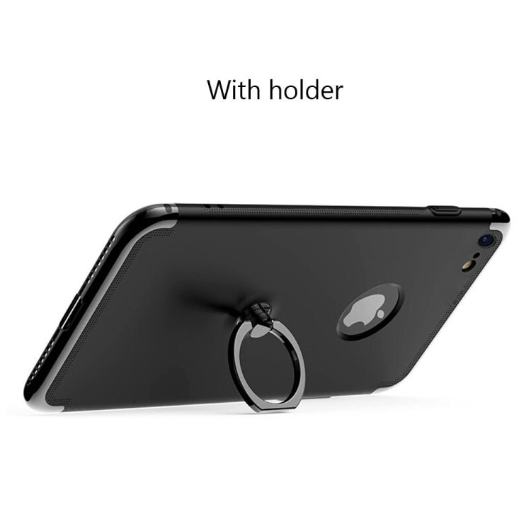 AIQAA For  iPhone 8 & 7  PC Three - paragraph Splicing Protective Case with Ring Holder