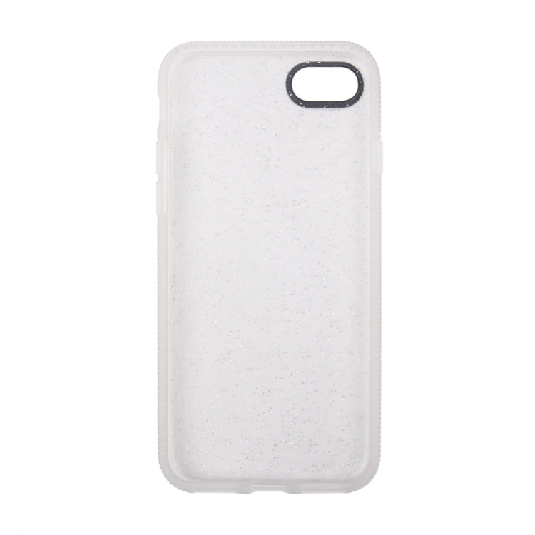 For  iPhone 8 & 7  Glitter Powder Drop-proof Protective Back Cover Case
