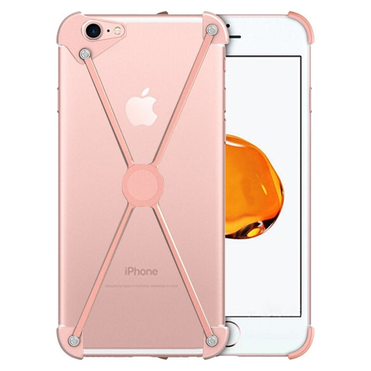 For  iPhone 8 & 7  Type-X Metal Four Angle Anti Falling Protective Case