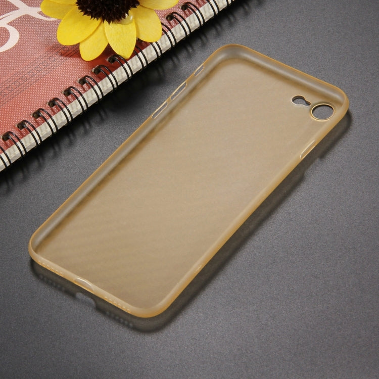 For  iPhone 8 & 7  Carbon Fibre Texture PP Protective Back Cover Case
