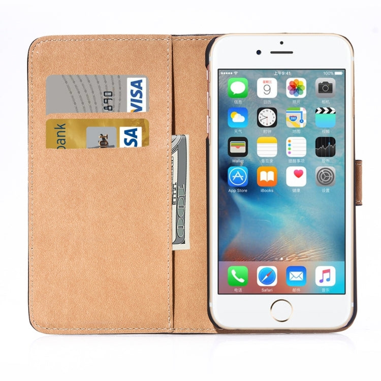 For  iPhone 8 & 7  Horizontal Flip Genuine Leather Case with Holder & Card Slots & Wallet