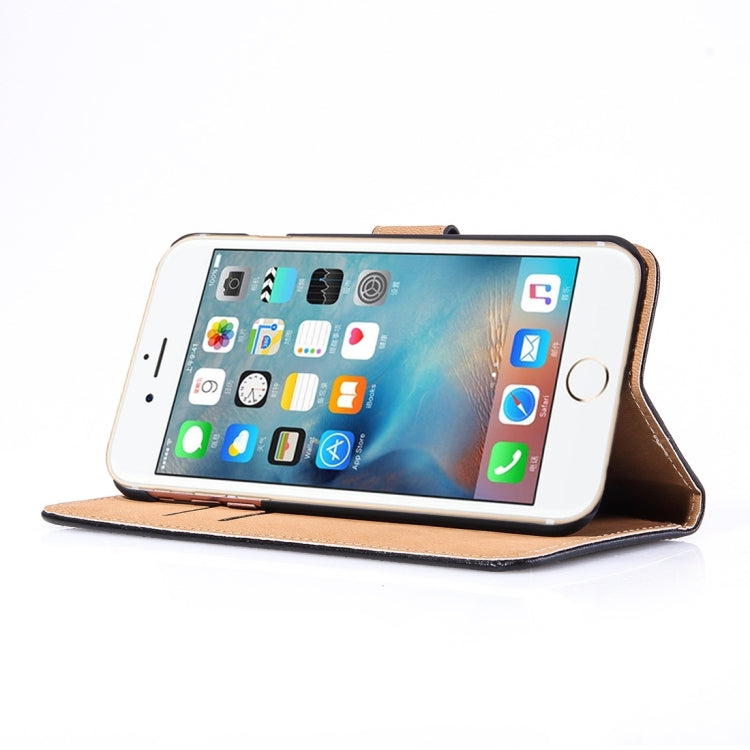 For  iPhone 8 & 7  Horizontal Flip Genuine Leather Case with Holder & Card Slots & Wallet
